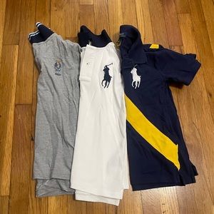 3 pk polo Ralph lauren shirts